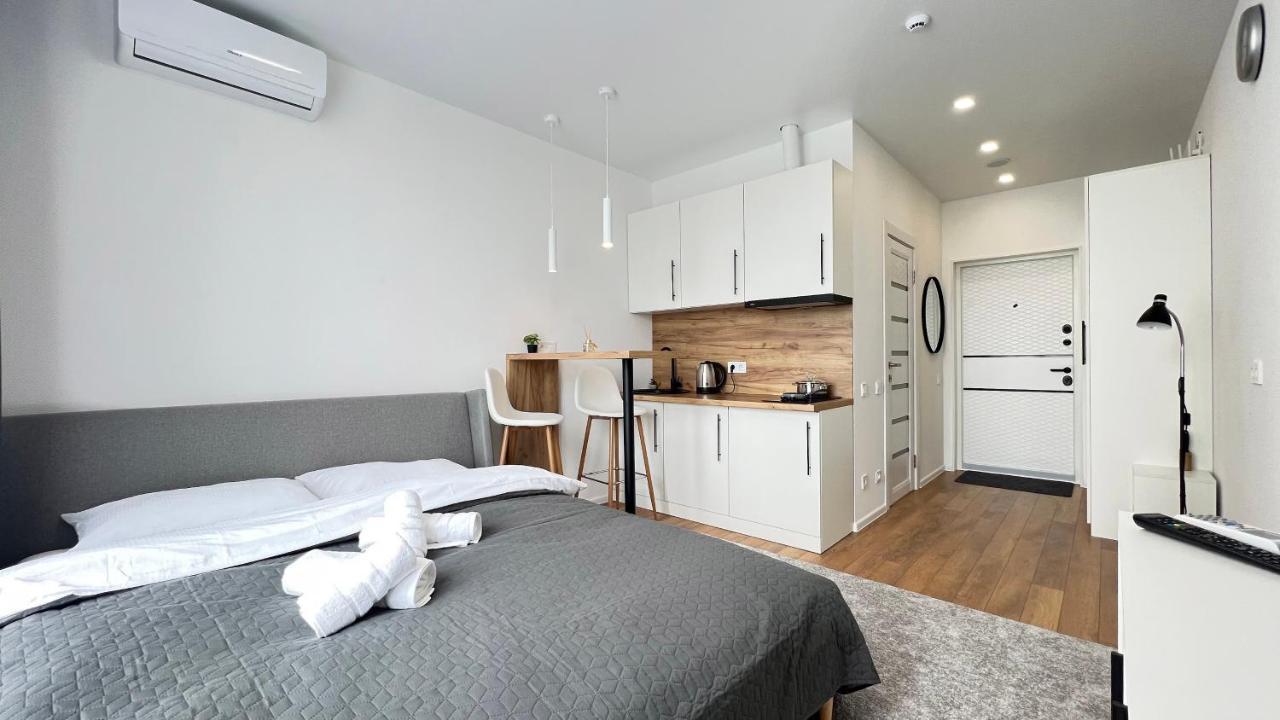 Appartamento Cube House Kiev Esterno foto